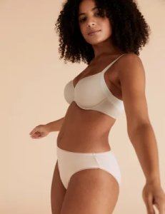 Sumptuously Soft™ Padded Full Cup T-Shirt Bra A-DD beige