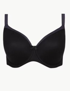 Sumptuously Soft™ Padded Full Cup T-Shirt Bra DD-G black