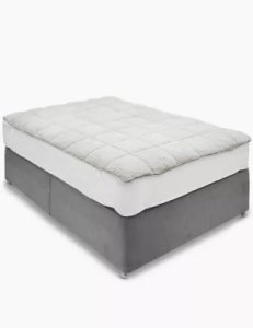 Marks & Spencer - Teddy fleece mattress protector grey