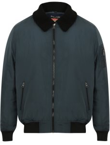 Coats / Jackets Allingham Bomber Jacket with Detachable Borg Collar in Petrol - Tokyo Laundry / S - Tokyo Laundry