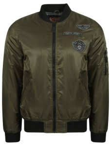 Coats / Jackets Amalfi Bomber Jacket with Flight Patches in Amazon Khaki - Tokyo Laundry / S - Tokyo Laundry