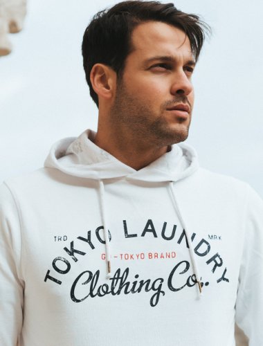 Hoodies / Sweatshirts Olaf Cotton Pullover Hoodie in Ivory - Tokyo Laundry / M - Tokyo Laundry