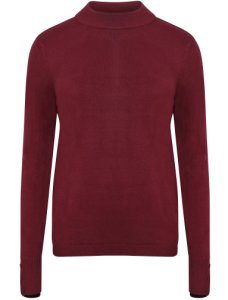 Jumpers Ramsay Turtle Neck Cashmillon Knitted Jumper in Wild Berry - Plum Tree / L - Tokyo Laundry