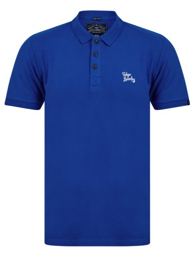 Polo Shirts Alpine Signature Cotton Pique Polo Shirt in Sea Surf Blue - Tokyo Laundry / S - Tokyo Laundry
