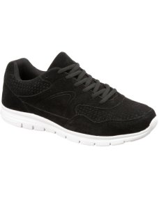 Shoes Florida Faux Suede Lace Up Trainers in Black / 10 (43) - Tokyo Laundry