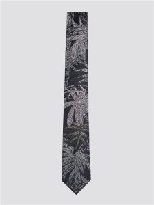 Navy All Over Print Tie  | Ben Sherman - One Size