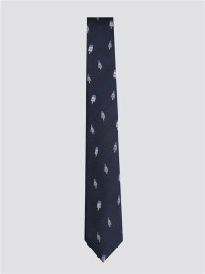 Navy Lollipop Tie  | Ben Sherman - One Size