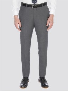 Smoked Grey Broken Check Suit Trouser | Ben Sherman