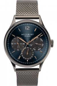 Accurist Mens Multi Function Mesh Bracelet Watch 7285