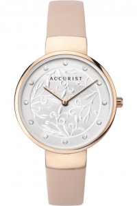 Accurist Womens Pattern Dial Strap Watch 8319