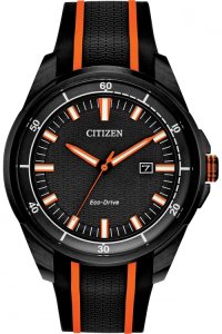 Citizen Gents Eco-Drive Strap WR100 Watch AW1608-01E