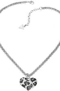 Guess Jewellery Feline Instinct Heart Necklace JEWEL UBN51424