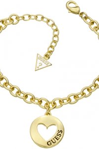 Guess Jewellery G Girl Coin Heart Bracelet JEWEL UBB51435
