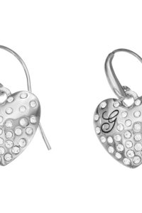 Guess Jewellery Glossy Hearts Pave Earrings JEWEL UBE51433