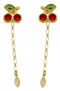 Juicy Couture Jewellery Cherry Gem Statement Earrings JEWEL 39WJW117801-712