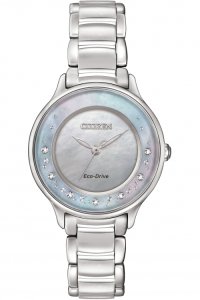 Ladies Citizen Circle Of Time Diamond Eco-Drive Watch EM0380-81N