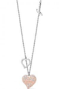 Ladies Guess Jewellery Heart Warming Necklace UBN78067