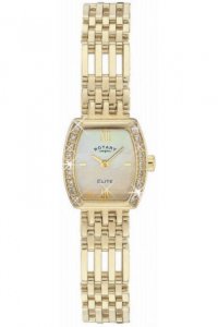 Ladies Rotary Diamond 9ct Gold Watch LB10223/40