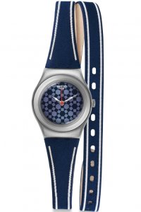 Ladies Swatch Irony Lady - Blue Street Wrist Watch YSS290