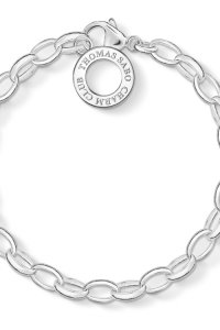Ladies Thomas Sabo Sterling Silver Charm Club Charm Bracelet X0032-001-12-S