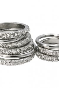 Lipsy Jewellery Ring Stacker JEWEL LPJ-5705