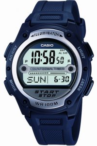 Mens Casio Sports Gear Alarm Chronograph Watch W-756-2AVES