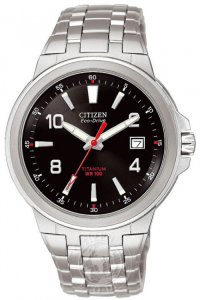 Mens Citizen Titanium Eco-Drive Watch BM6410-57E