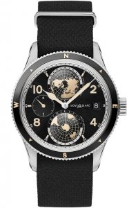 Mens Montblanc 1858 Geosphere World Timer Automatic Watch 117837
