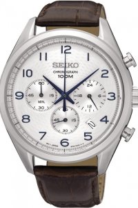 Mens Seiko Chronograph Watch SSB229P1