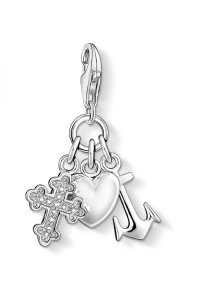 Thomas Sabo Jewellery Charm Club Faith, Love, Hope Charm JEWEL 0409-051-14