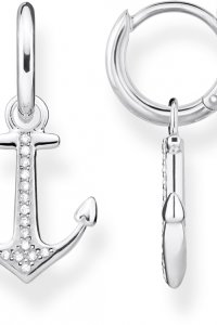Thomas Sabo Jewellery Love Anchor Hoop Earrings CR634-051-14