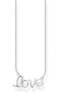 Thomas Sabo Jewellery Love Anchor Love Necklace  KE1847-001-21-L45V