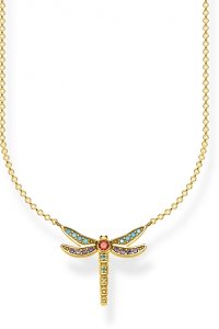 Thomas Sabo Jewellery Paradise Colours Dragonfly Necklace KE1837-974-7-L45V