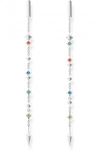 Thomas Sabo Jewellery Paradise Colours Spike Long Drop Earrings  H2037-166-7