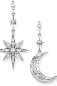 Thomas Sabo Jewellery Star and Moon Earrings H2026-643-14