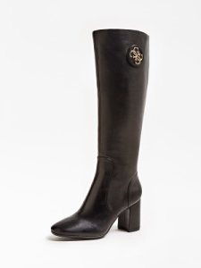 Guess Caela Leather Logo Boot