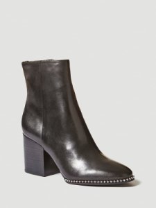 Guess Chatty Leather Low Boot With Studs