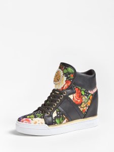 Guess Freeta High-Top Floral Sneaker