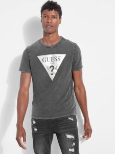 Guess Front Logo Triangle T-Shirt