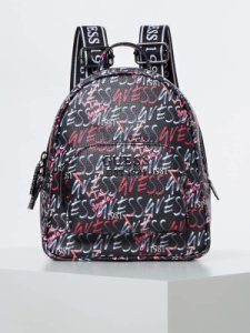 Guess Haidee All-Over Logo Print Backpack