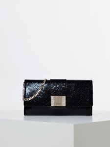 Guess Night Twist Laminated-Look Clutch
