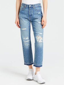 Guess Relaxed Abrasion Detail Denim Jeans