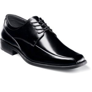 Canton Stacy Adams Men's Canton Bicycle Toe Leather Modern Dress Oxford