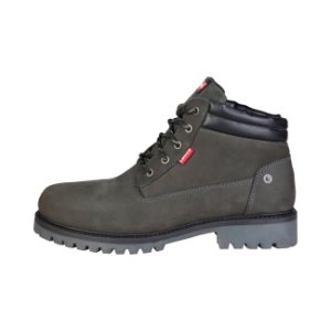 Levis Leather Ankle Boots - Dark Grey