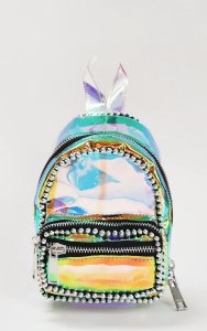 Rainbow Ball Chain Border Mini Backpack