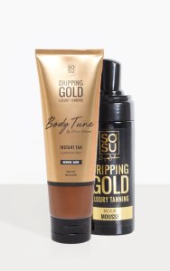 SOSUBYSJ Dripping Gold Medium Mousse & Body Tune Medium Dark Lotion (Worth £29.00)