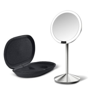 simplehuman Rechargeable Mirror ST3004 - Stainless Steel (12cm)