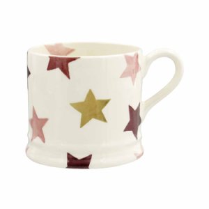 Emma Bridgewater Pink & Gold Stars Small Mug