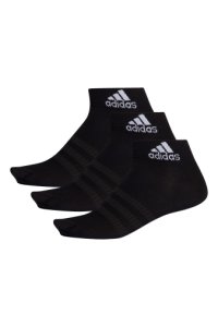 Boys adidas Kids Black Mid Cut Socks Three Pack -  Black