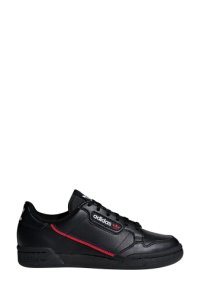 Boys adidas Originals Continental 80 Youth Trainers -  Black